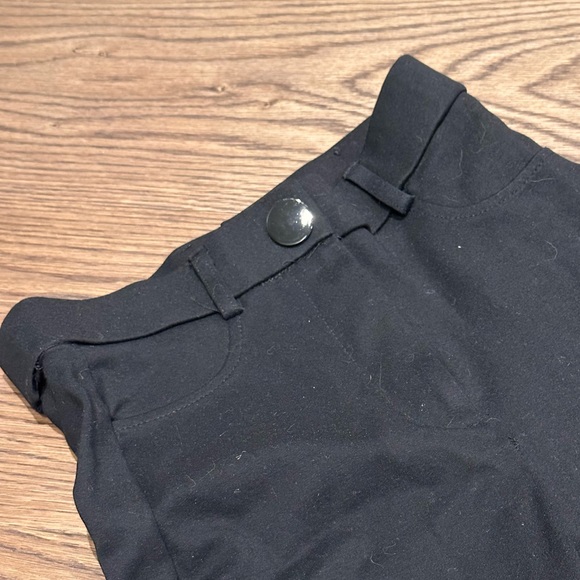 ZARA Leggings with Metal Button, Size Small, Colour Black - Picture 6 of 7